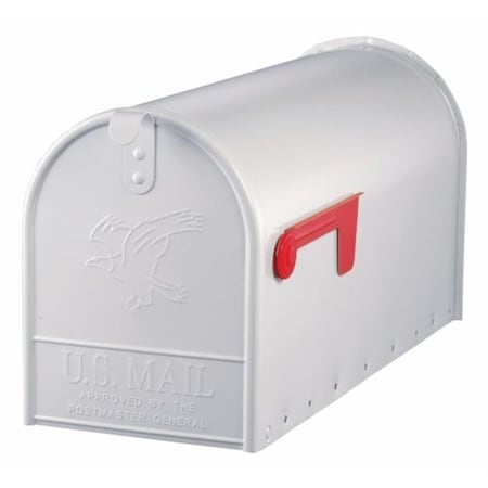 Solar Group Solar Group Inc Large White Rural Size Mailbox  E16W E16W